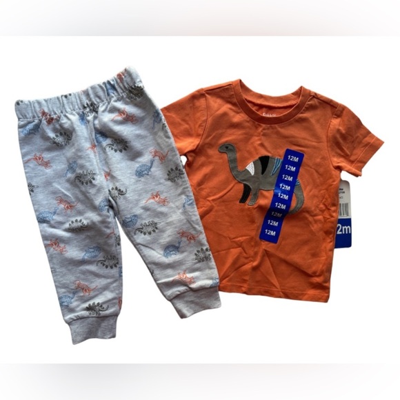 Pekkle Baby Dino Outfit – 2 Piece Set - Picture 1 of 6